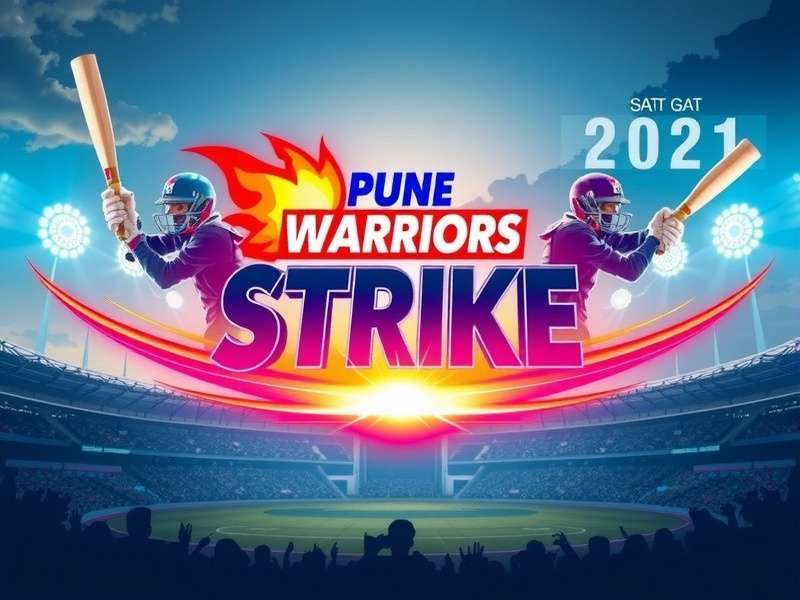 Pune Warriors Strike Game Banner Showcasing Indian Warriors